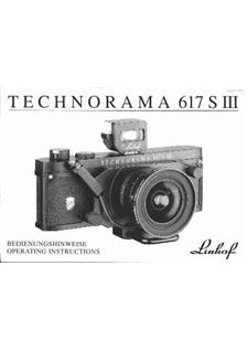 Linhof Technorama manual. Camera Instructions.